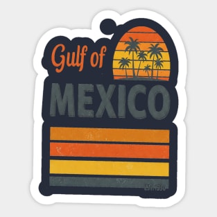 Gulf Mexico Tee - Salty Vibes & Sunny Sighs Sticker